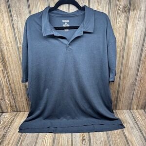 True Classic Mens Navy Blue Short Sleeve Polo Shirt Size 2XL